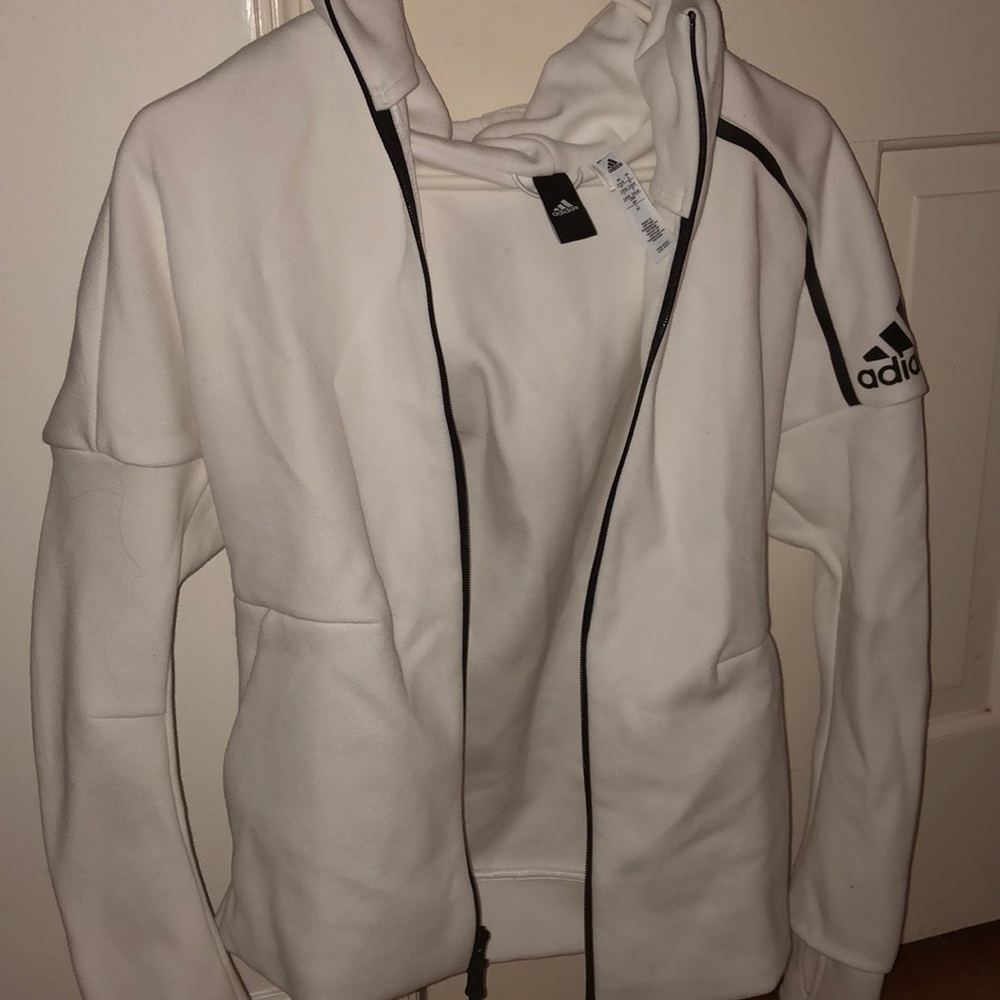 White adidas sweatshirt
